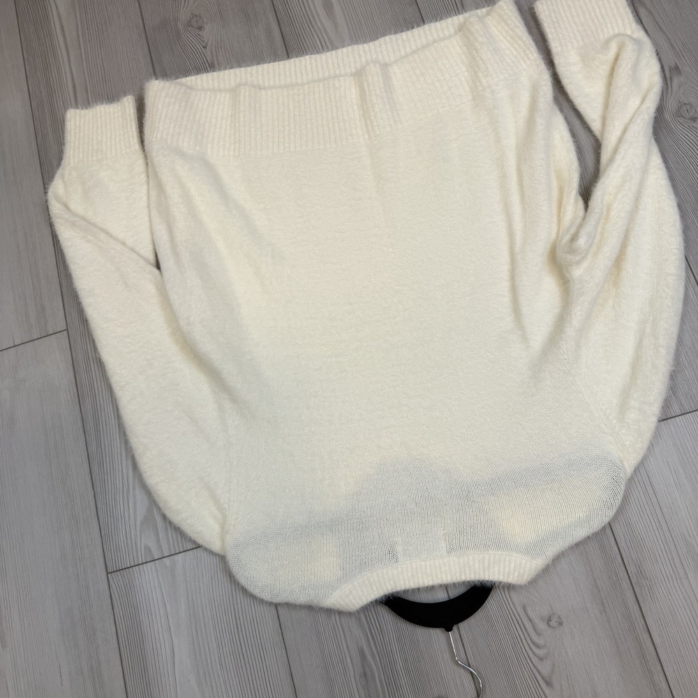 Old Navy 2X Cream Soft Eyelash Long Sleeve Pullover Sweater Women 728712 - Picture 8 of 8
